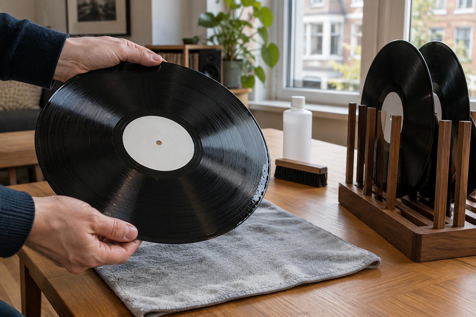 How to Dry Records Safely After Wet Cleaning