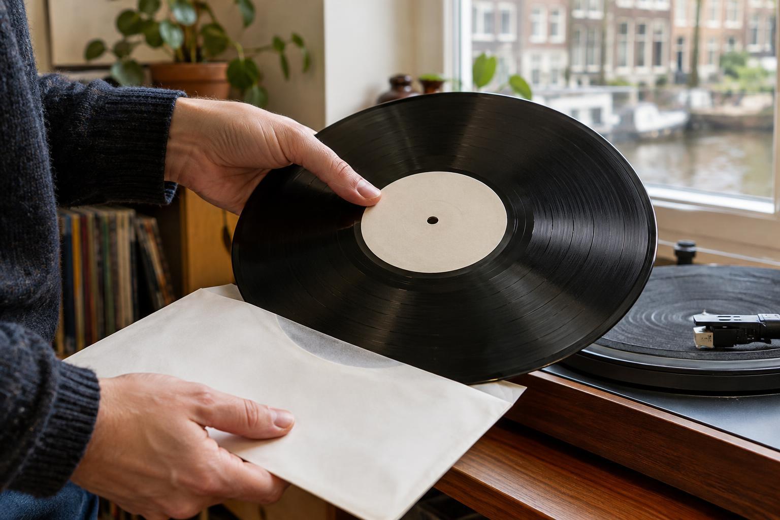 How to Handle Records Without Touching the Grooves