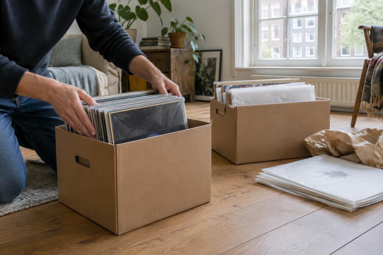 How to Pack Records Safely for a House Move